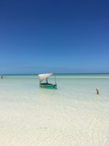 This picture shows the island of passion in Holbox